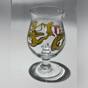 Duvel Tulip Beer Glass The 6 Hop Devils Brewery Collectible Barware- duvelish